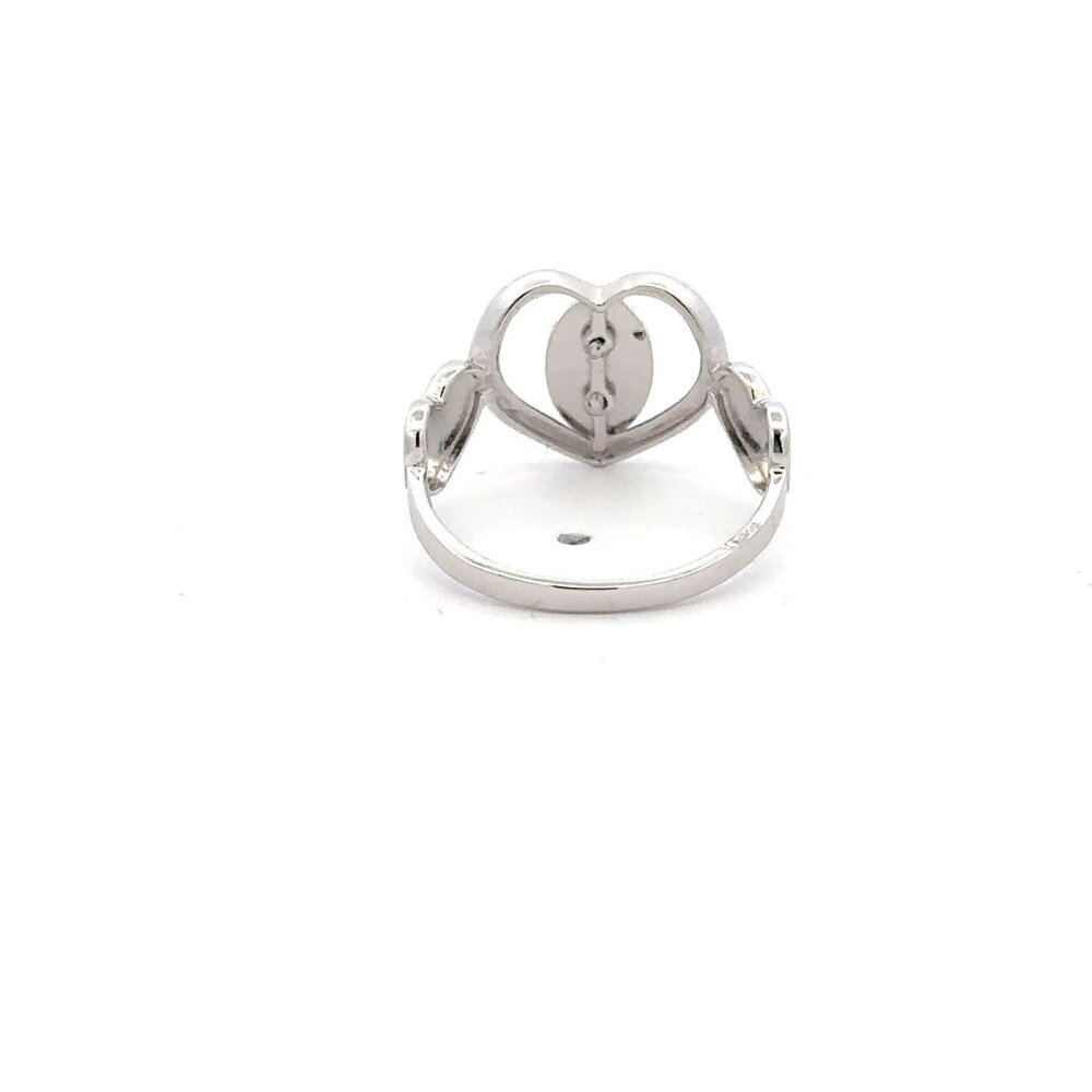 925 Sterling Silver Ring Religious Our Lady of Guadalupe Heart - Picture 4 of 6